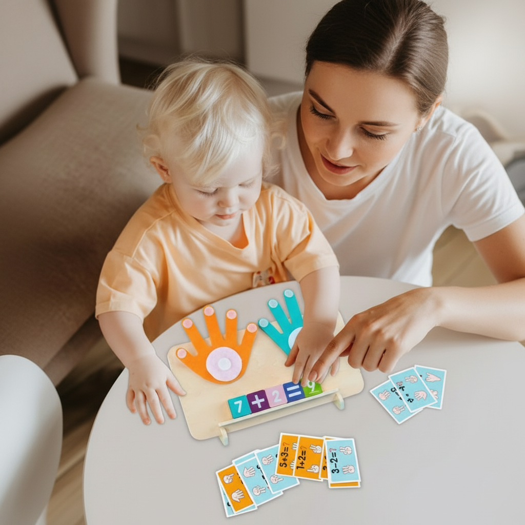 Blocchi interattivi Montessori per contare i numeri
