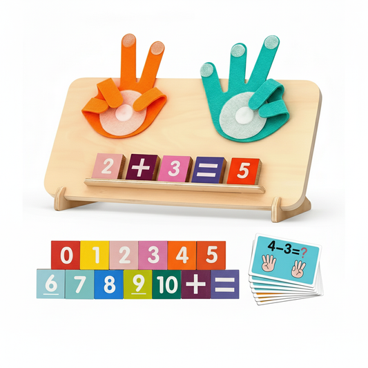 Blocchi interattivi Montessori per contare i numeri