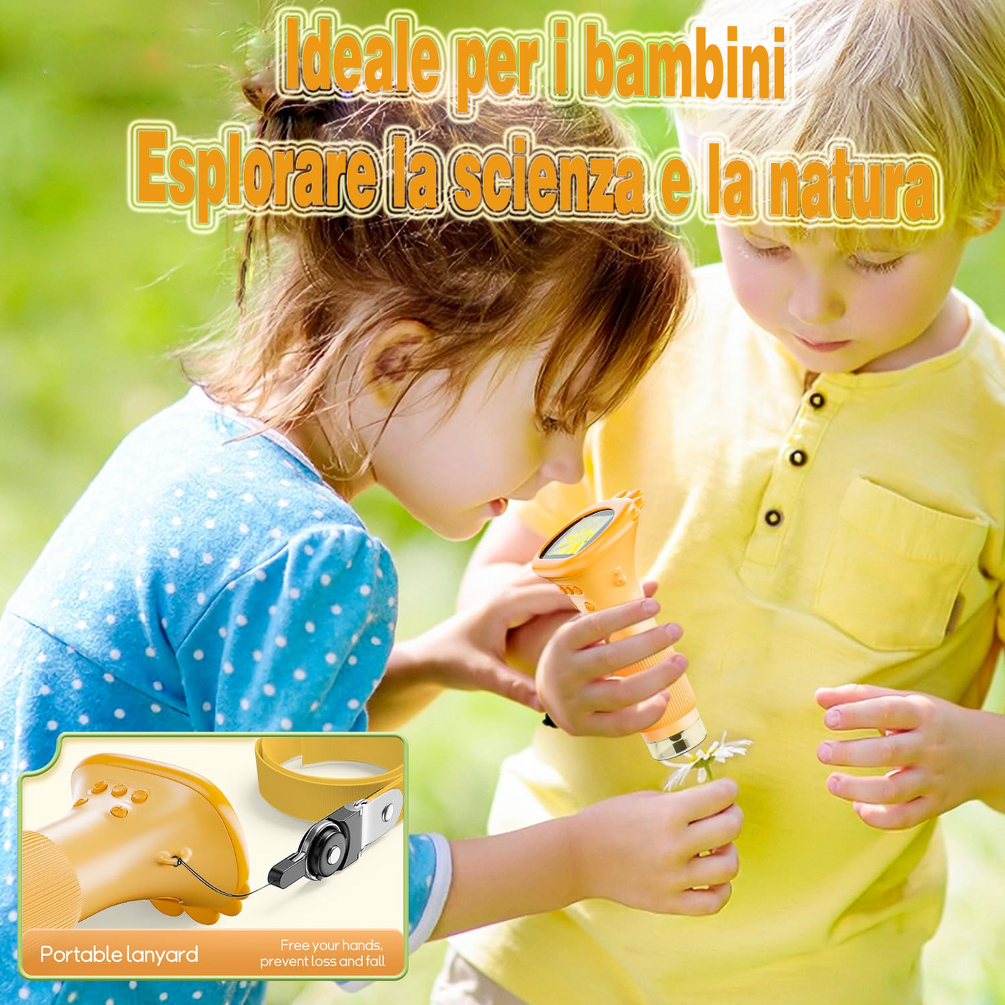Il Primo Microscopio Scientifico del Tuo Bambino – Educativo, Portatile e Divertente!
